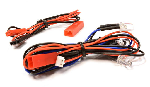 LED Light 4pcs w/ Extended Wire Harness to Receiver or 6VDC Source