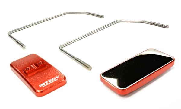 Billet Machined Side Mirror Set for Custom 1/14 Semi-Tractor Truck