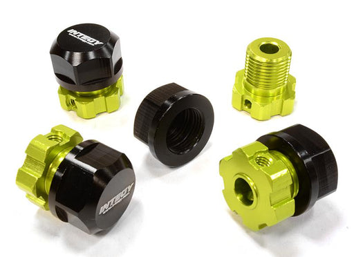 Billet Machined 17mm Wheel Hex (4) +0mm Offset for T-Maxx, 1/10 Revo & Summit