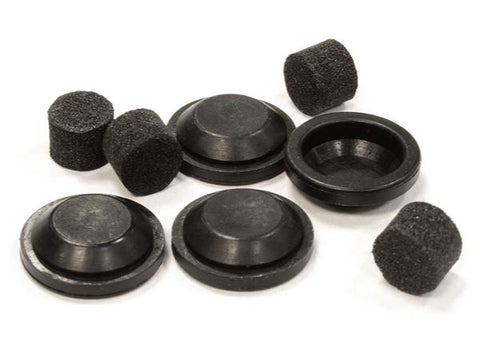 Rubber Bladder & Rebound Sponge Set (4) for C25910 Competition Shock