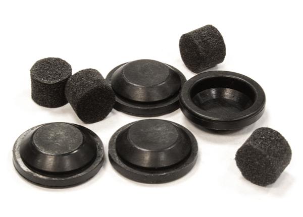 Rubber Bladder & Rebound Sponge Set (4) for C25910 Competition Shock