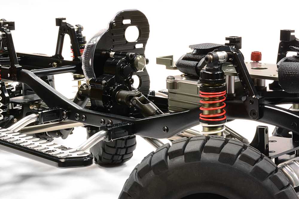 Billet Machined 1/10 Size Twin Motor Trail Roller 6X6AWS Scale Crawler ARTR