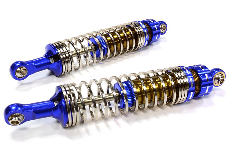 2 Stage Progressive Square Spring Shocks for SCX-10, SCX10 II & SCX10 III L=90mm