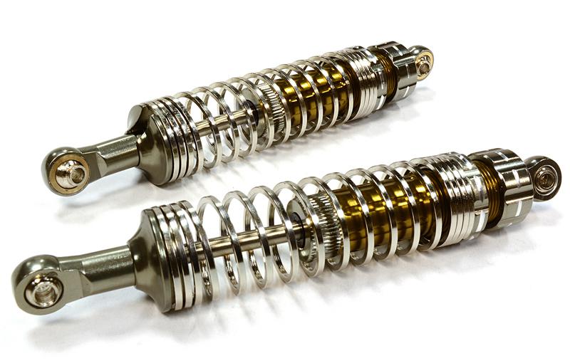 2 Stage Progressive Square Spring Shocks for SCX-10, SCX10 II & SCX10 III L=90mm