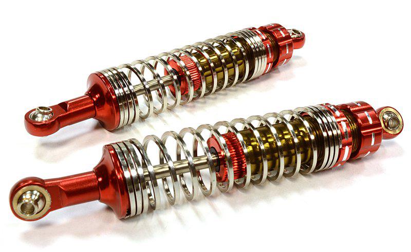 2 Stage Progressive Square Spring Shocks for SCX-10, SCX10 II & SCX10 III L=90mm