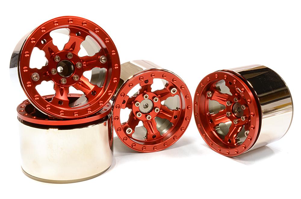 Billet Machined T1 High Mass 2.2 Wheel (4) for Axial 1/10 Yeti Rock Racer