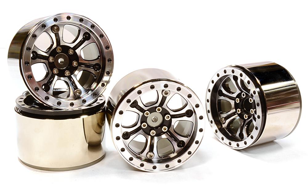 Billet Machined T3 High Mass 2.2 Wheel (4) for Axial 1/10 Yeti Rock Racer