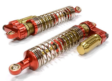 V2 Piggyback Off-Road Shock for 1/10 Scale w/ Progressive Square Spring(L=100mm)