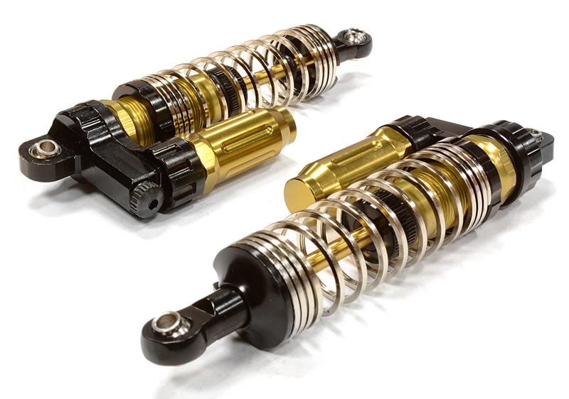 V2 Progressive Spring Piggyback Shocks for SCX-10, SCX10 II & SCX10 III (L=90mm)