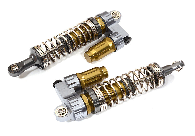 V2 Progressive Spring Piggyback Shocks for SCX-10, SCX10 II & SCX10 III (L=90mm)