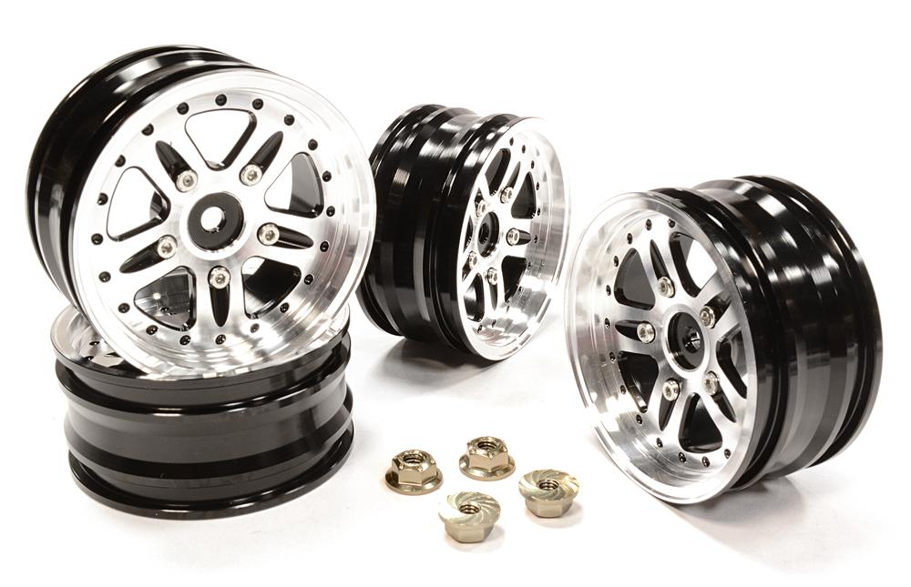 Billet Machined T1 Wheel Set (4) for Tamiya Scale Off-Road CC01