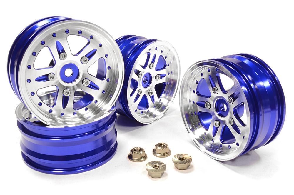 Billet Machined T1 Wheel Set (4) for Tamiya Scale Off-Road CC01