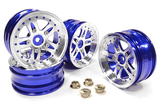 Billet Machined T1 Wheel Set (4) for Tamiya Scale Off-Road CC01