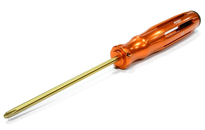 Professional Phillips Screwdriver #2 Ti-Nitride (Handle:22mm O.D.)