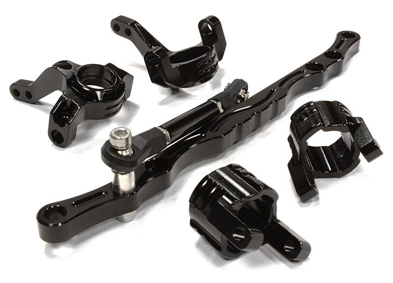 Billet Machined Steering Knuckle, Caster Block & Linkage Set for Axial SCX-10