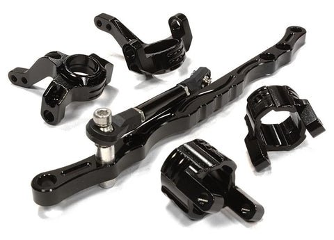 Billet Machined Steering Knuckle, Caster Block & Linkage Set for Axial SCX-10