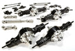 Billet Machined 8X8 4WS Type 813 Axle Set (4) for Custom 1/14 Heavy Truck