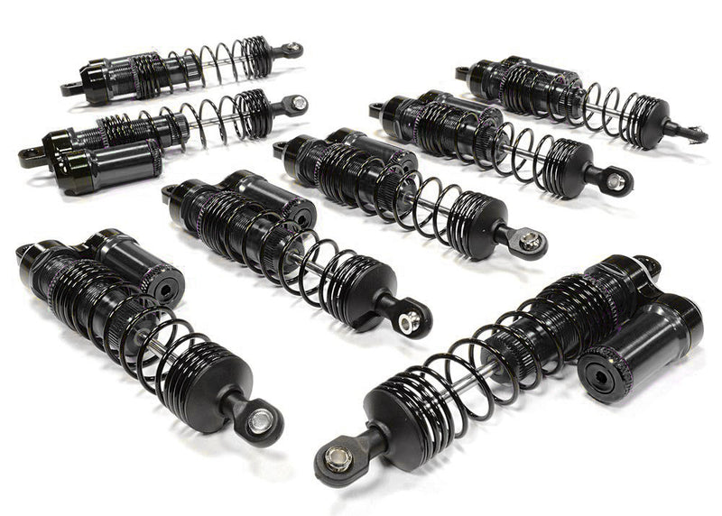 Billet Machined Piggyback Shock Set (8) for Traxxas 1/10 Scale E-Maxx Brushless