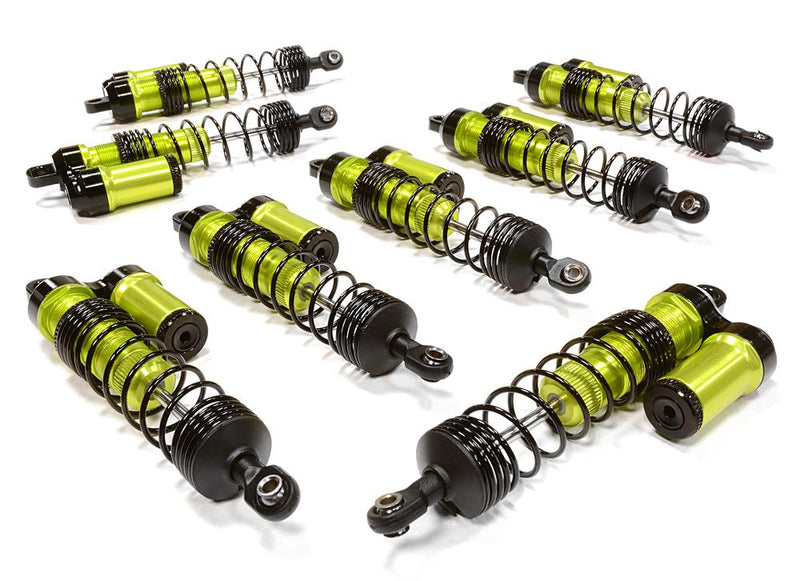 Billet Machined Piggyback Shock Set (8) for Traxxas 1/10 Scale E-Maxx Brushless