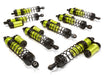Billet Machined Piggyback Shock Set (8) for Traxxas 1/10 Scale E-Maxx Brushless