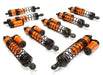 Billet Machined Piggyback Shock Set (8) for Traxxas 1/10 Scale E-Maxx Brushless