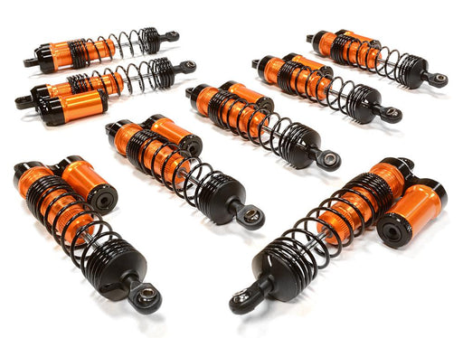 Billet Machined Piggyback Shock Set (8) for Traxxas 1/10 Scale E-Maxx Brushless