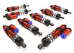 Billet Machined Piggyback Shock Set (8) for Traxxas 1/10 Scale E-Maxx Brushless