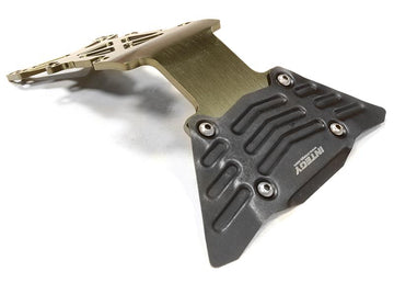 Billet Machined Rear Skid Plate for Traxxas 1/10 Scale E-Maxx Brushless