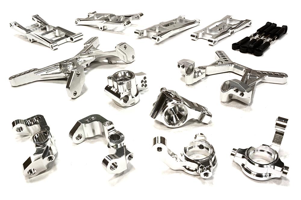 Silver Billet Machined Suspension Upgrade Conversion Kit for Associated RC10B5