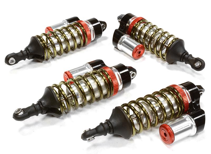 Billet Machined Piggyback Shock (4) for Traxxas 1/10 Scale Summit 4WD