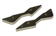 Billet Machined Rear Upper Shock Mount Plates for Axial 1/10 Yeti Rock Racer
