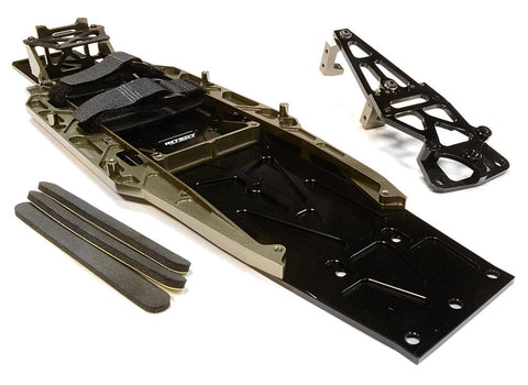 Billet Machined Complete LCG Chassis Conversion Kit for Traxxas 1/10 Slash 2WD