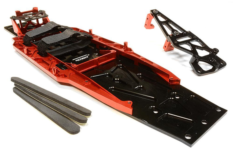 Billet Machined Complete LCG Chassis Conversion Kit for Traxxas 1/10 Slash 2WD