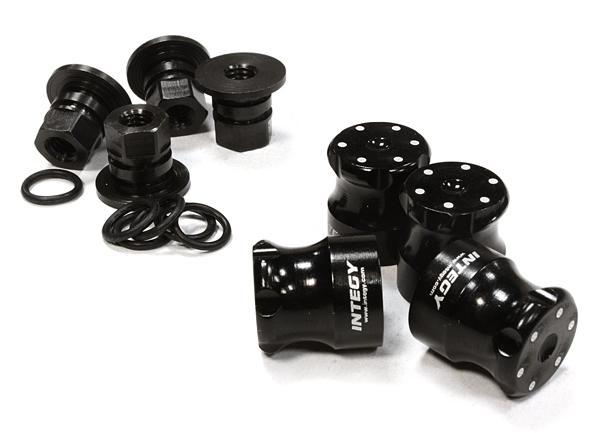 Realistic V2 Billet Machined M4 Size Wheel Nut for 1/10 Scale