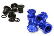 Realistic V2 Billet Machined M4 Size Wheel Nut for 1/10 Scale
