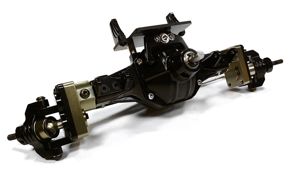 Complete T5 Hi-Lift Gearbox Front Axle for SCX-10, Dingo, Honcho & Jeep