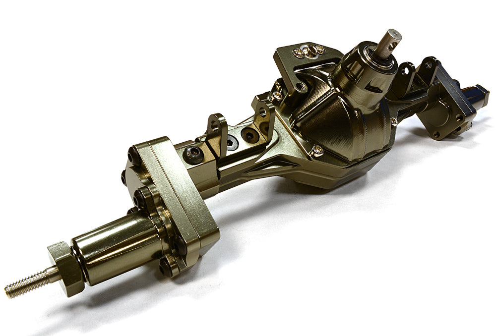 Complete T5 Hi-Lift Gearbox Rear Axle for SCX-10, Dingo, Honcho & Jeep
