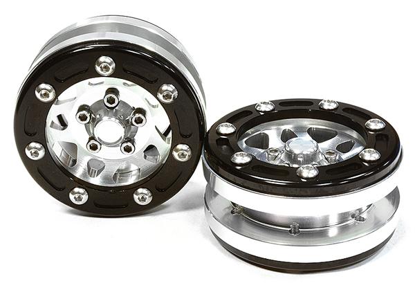 Billet Machined 10 Spoke Type 2A Off-Road 1.9 Size Wheel (2) for Scale Crawler