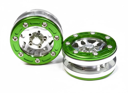 Billet Machined 10 Spoke Type 2A Off-Road 1.9 Size Wheel (2) for Scale Crawler