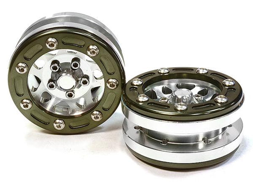 Billet Machined 10 Spoke Type 2A Off-Road 1.9 Size Wheel (2) for Scale Crawler