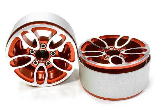 Billet Machined 5 Spoke Type DU Off-Road 1.9 Size Wheel (2) for Scale Crawler