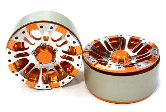 Billet Machined 8 Spoke Type DT Off-Road 1.9 Size Wheel (2) for Scale Crawler