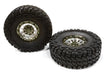 High Mass Billet 12H Spoke OZ 1.9 Wheel & Tire(2) for Scale Crawler (O.D.=113mm)