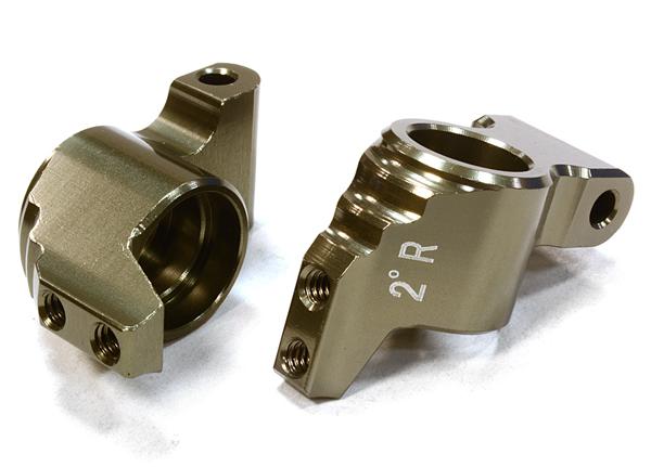 Billet Machined 2 Degree Rear Hub Carriers for HPI 1/10 Sprint 2 On-Road