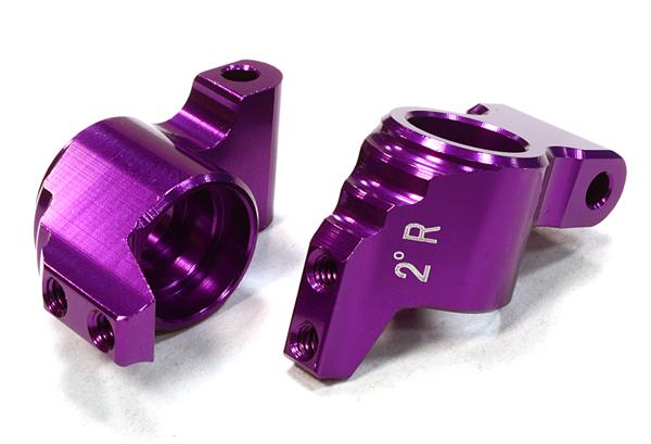 Billet Machined 2 Degree Rear Hub Carriers for HPI 1/10 Sprint 2 On-Road