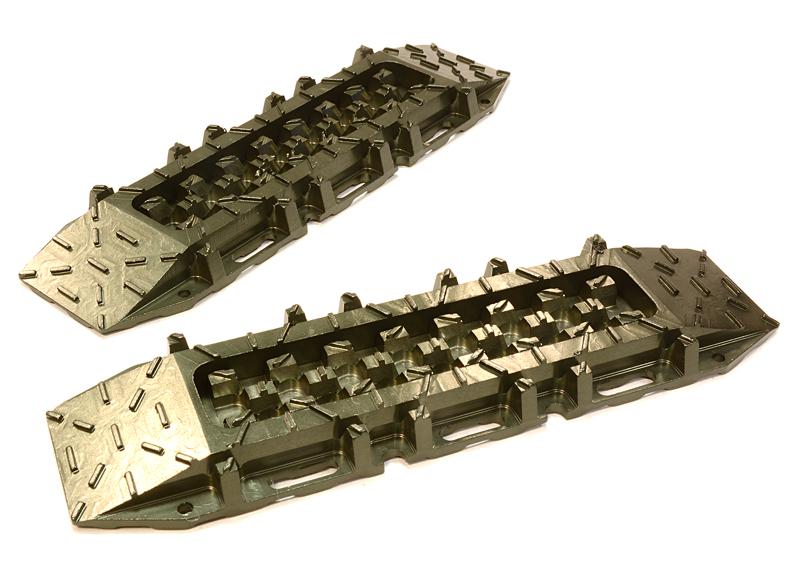 Realistic Alloy Vehicle Extraction & Recovery Boards for 1/10 Scale Off-Road