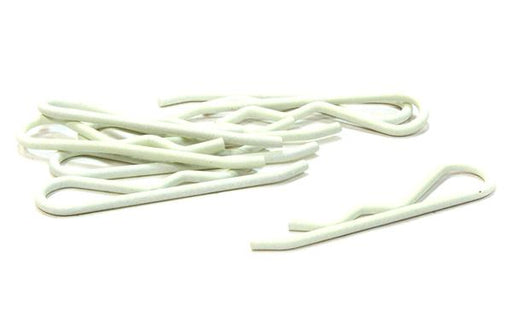 Night Glow Bent-Up Body Clips (8) for 1/5 & 1/4 Sizes Vehicles(LxW=46x11mm)