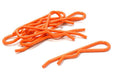 Florescent Color Bent-Up Body Clips (8) for 1/5 & 1/4 Size Vehicles(LxW=46x11mm)