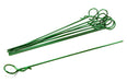 Anodized Color Bent-Up Body Clips (8) for 1/10 RC Cars & Trucks (LxW=122x13mm)