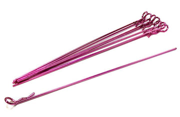 Anodized Color Bent-Up Body Clips (8) for 1/10 RC Cars & Trucks (LxW=118x13mm)
